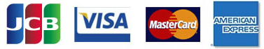 JCB,VISA,Master Card,Diners Club,AMERICA EXPRESS